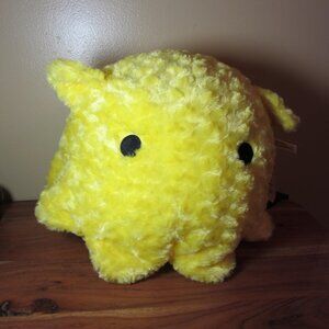 plush yellow curly mendako UFO NWT 2025 (W6024)